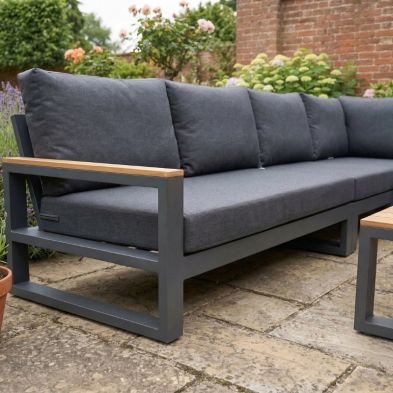 Soho Corner Lounge Set - Lava Charcoal
