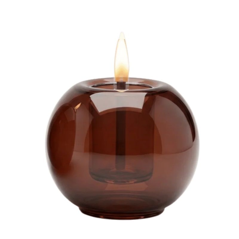 Tenderflame Globus 10 Candle Amber
