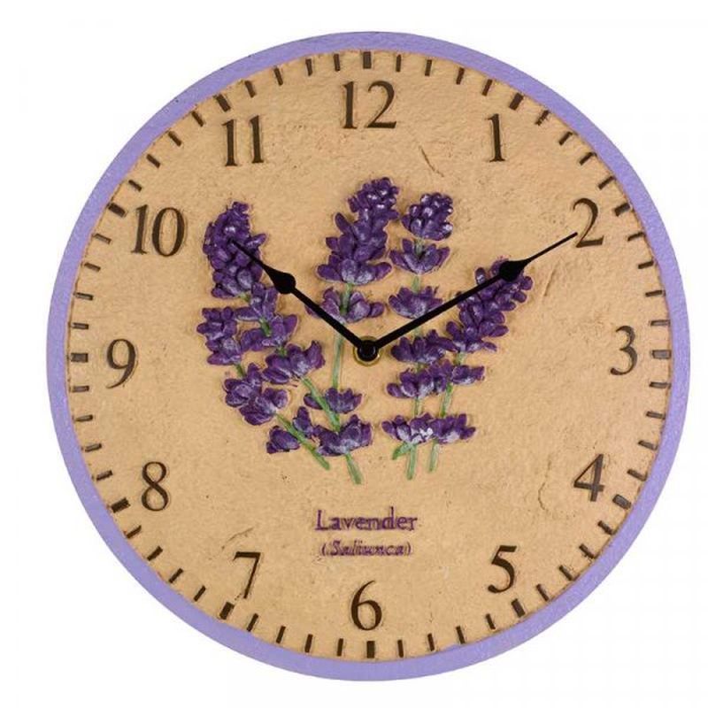 Lavender Wall Clock 12"