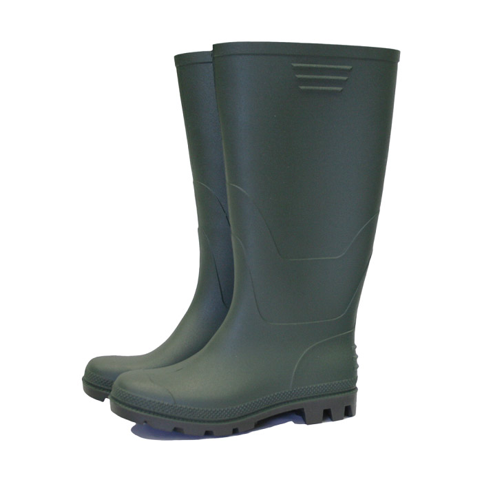 Essential Full Length Wellington Boots Green - Size 3