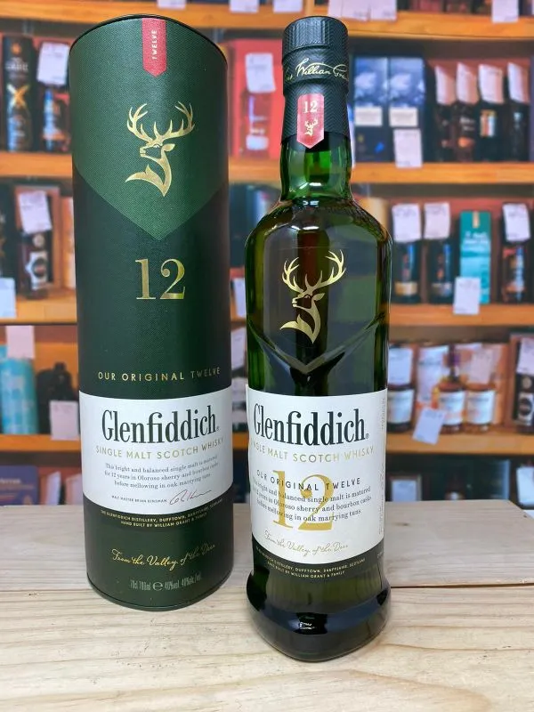 Glenfiddich 12yo Speyside Single Malt Scotch Whisky 40% 70cl