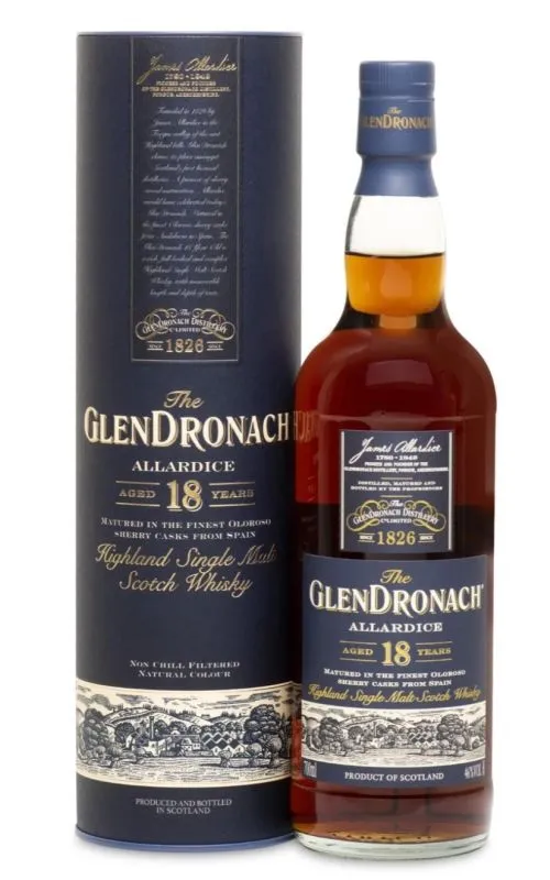 Glendronach Allardice 18yo Highland Single Malt Scotch Whisky 46% 70cl