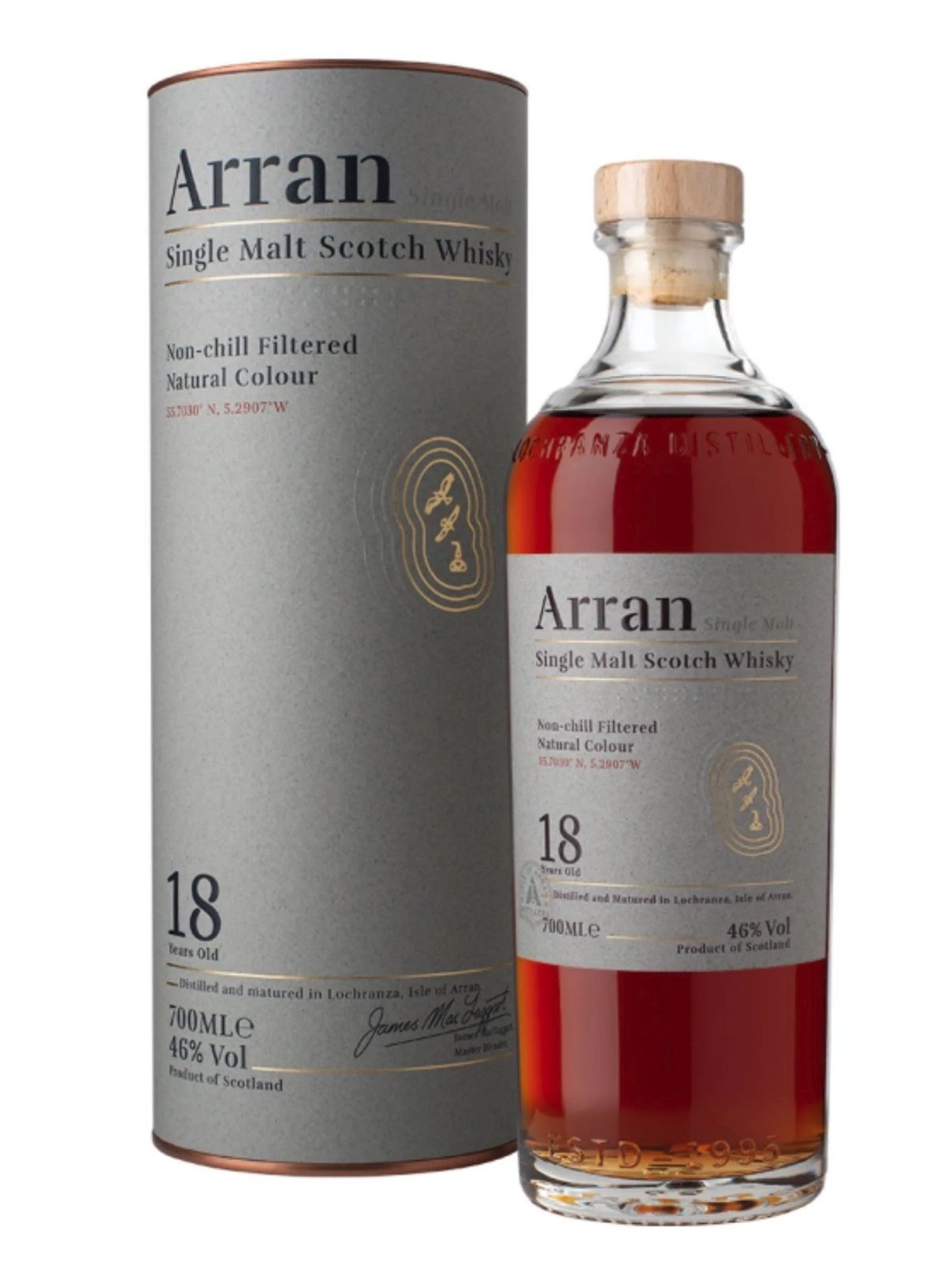 Arran 18yo Island Single Malt Scotch Whisky 46% 70cl