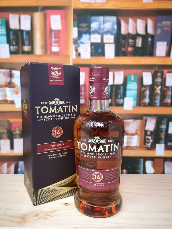 Tomatin 14yo Port Casked Highland Single Malt Scotch Whisky 46% 70cl