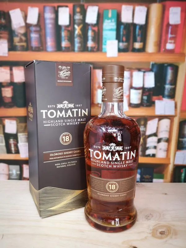 Tomatin 18yo Highland Single Malt Whisky 48.% 70cl