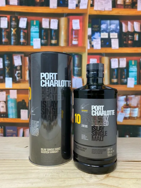 Port Charlotte 10yo Heavily Peated Islay Single Malt Scotch Whisky 50%