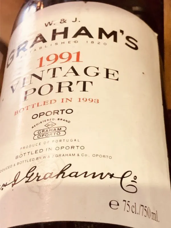 Graham's 1991 Vintage Port