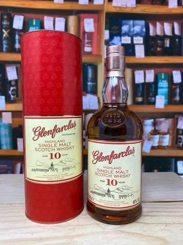 Glenfarclas 10yo Highland Single Malt Scotch Whisky 40% 70cl