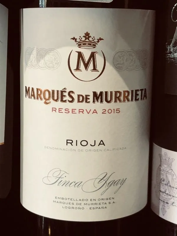 Marques de Murrieta Rioja Reserva Tinto 2018