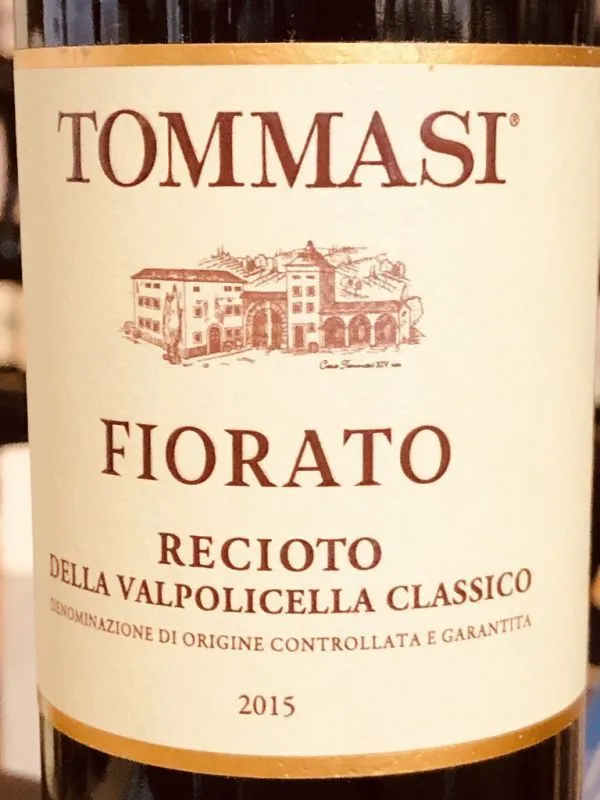 Recioto della Valpolicella Classico Fiorato 2018 Tommasi Half Bottle 3