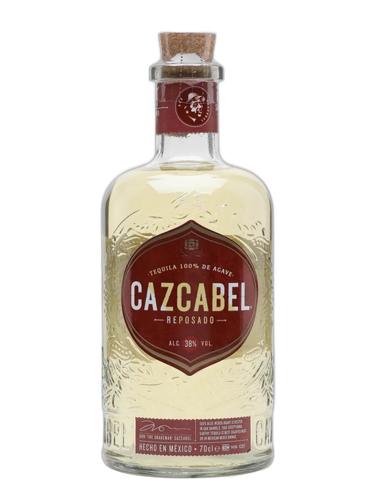 Cazcabel Tequila Reposado 38% 70cl