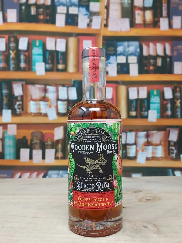 Wooden Moose Co. Cocoa and Caramelised Chipotle Rum 40% 50cl