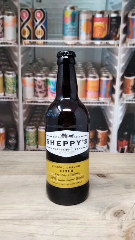 Sheppy's Classic Draught Cider 5.5% 50cl Bottle