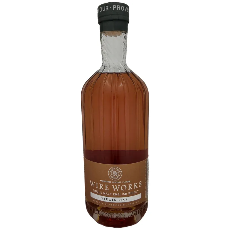 Wire Works Virgin Oak Finish 51.7% Single Malt English Whisky 70cl