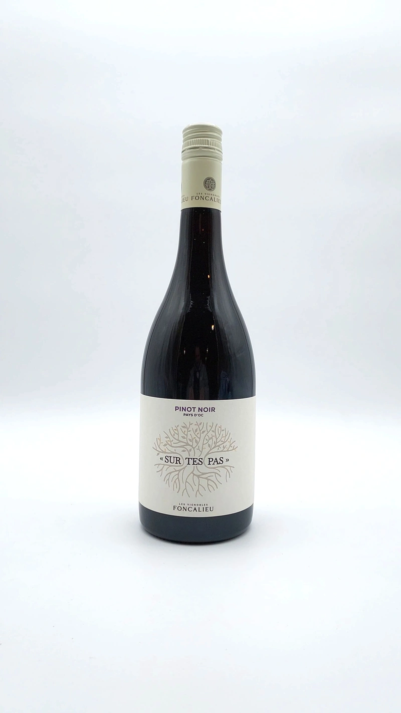 'Sur tes Pas' Organic Pinot Noir 2023 IGP Pays d'Oc Foncalieu