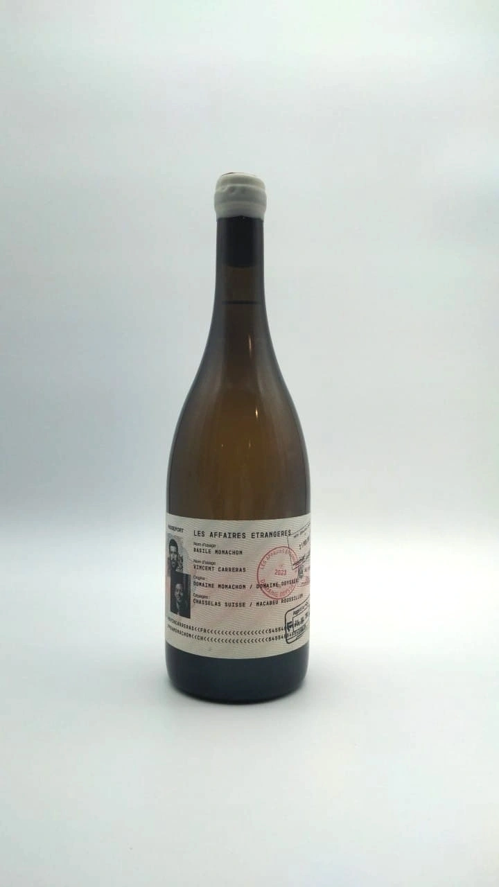 Domaine Odyssee et Monachon Les Affaires Etrangeres VSIG Blanc 2023