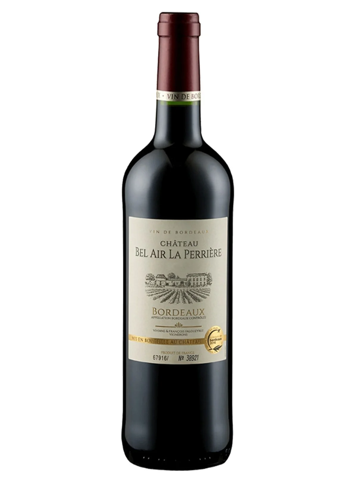 Ch. Bel Air La Perrière 2022 Bordeaux Rouge