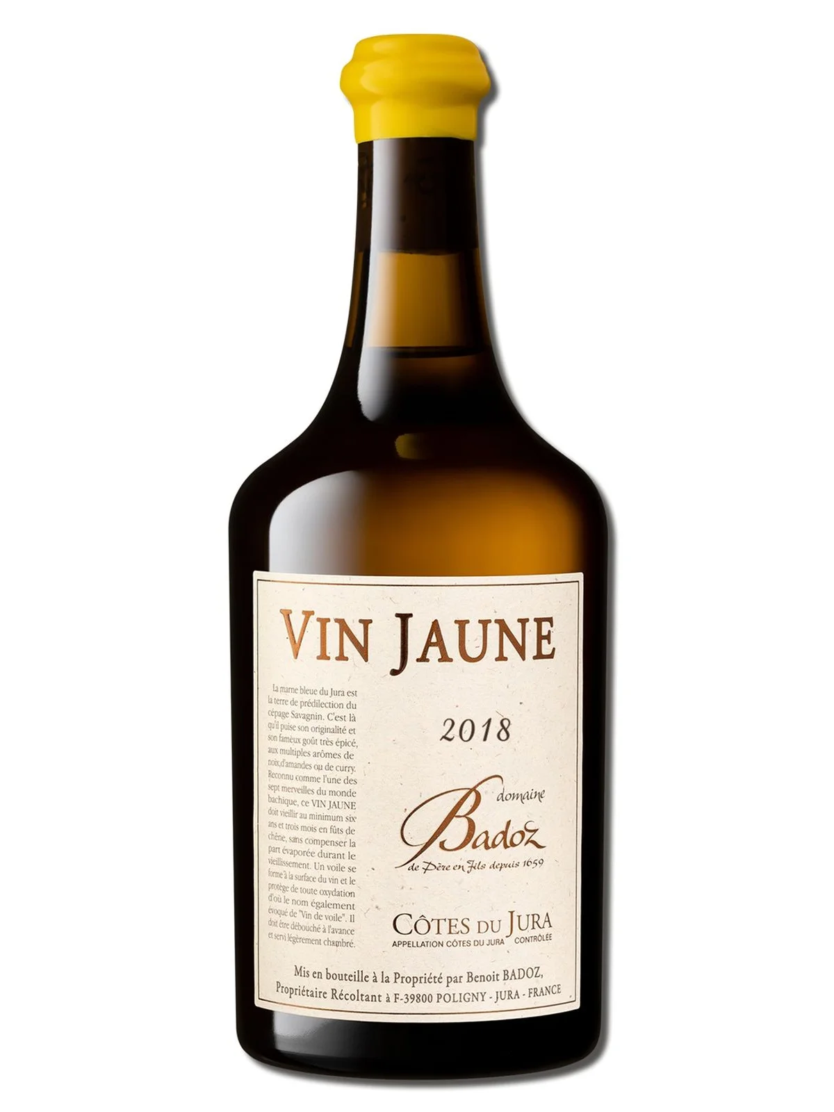 Dom. Benoit Badoz Vin Jaune les Roussots 2018, Cotes du Jura