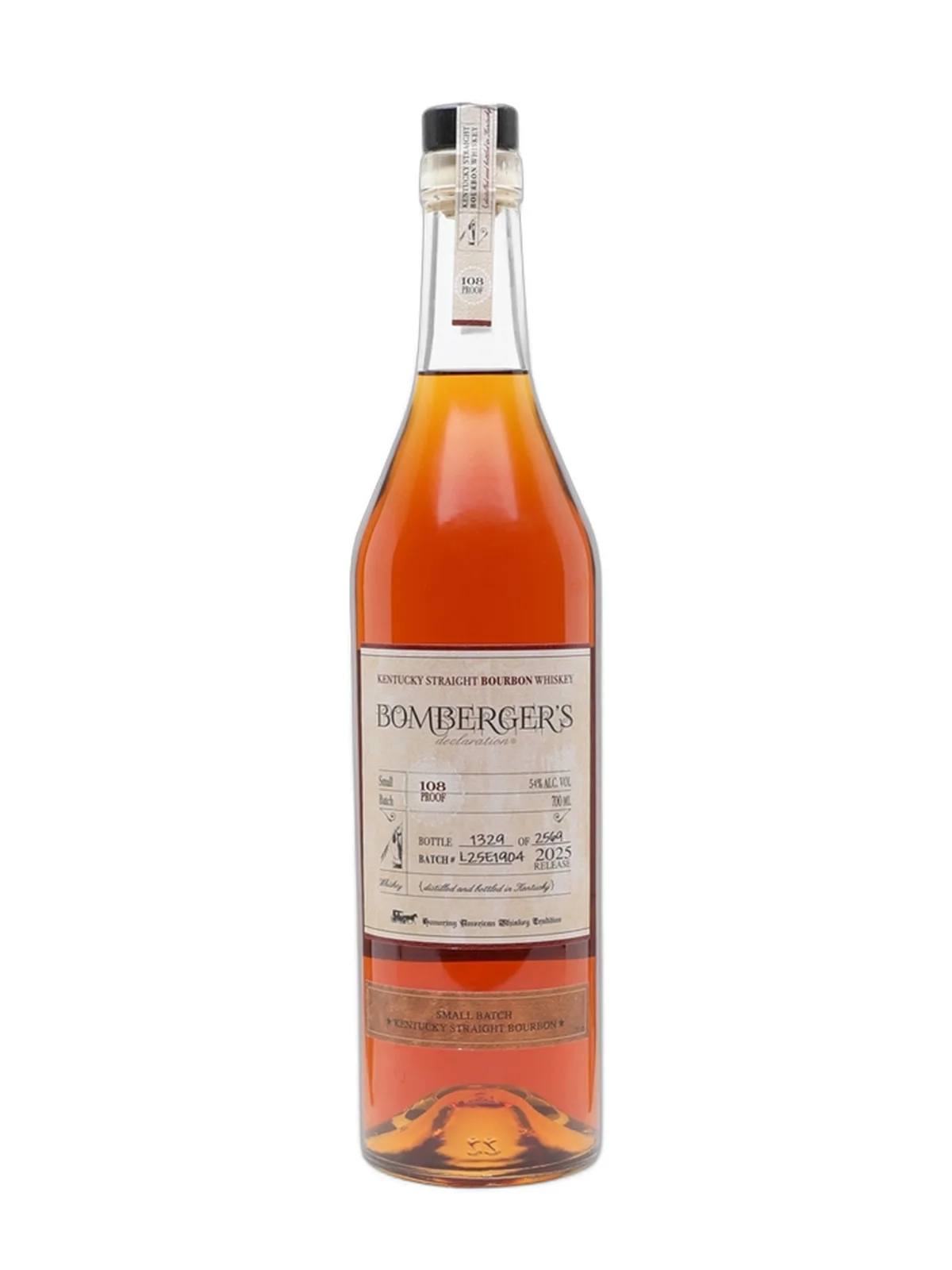 Bombergers Declaration 2025 Release 54% 70cl