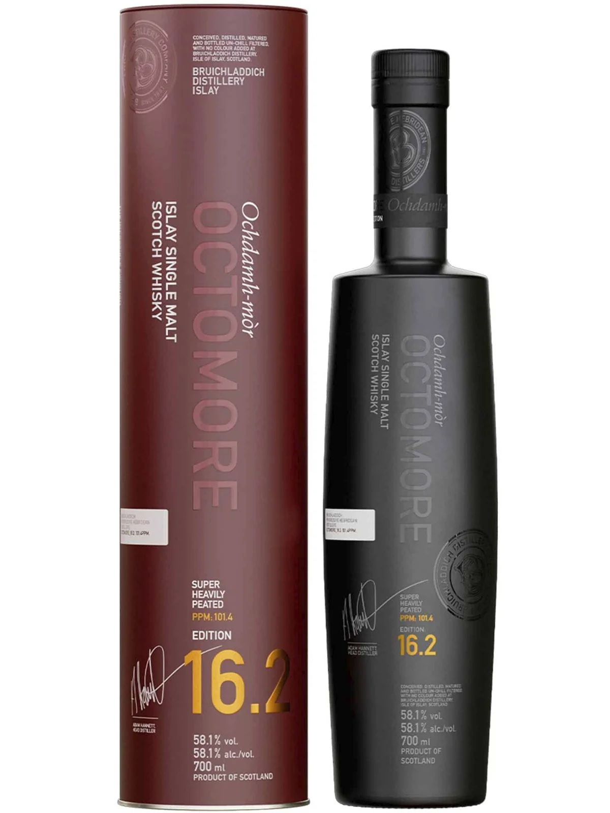 Bruichladdich Octomore 16.2 Islay Single Malt Whisky 58.1% 70cl