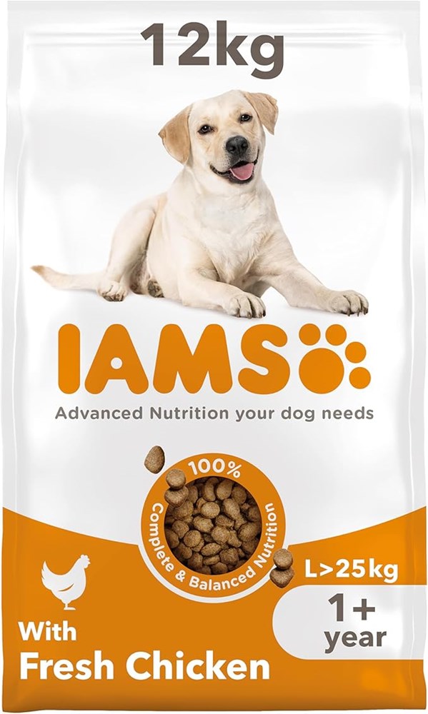 Iams Dog Adult Large Chicken 12Kg IAMS Dog Food Farm Pet Place