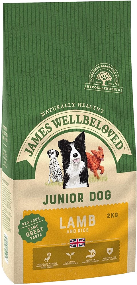 James Wellbeloved Dog Junior Lamb And Rice 2Kg
