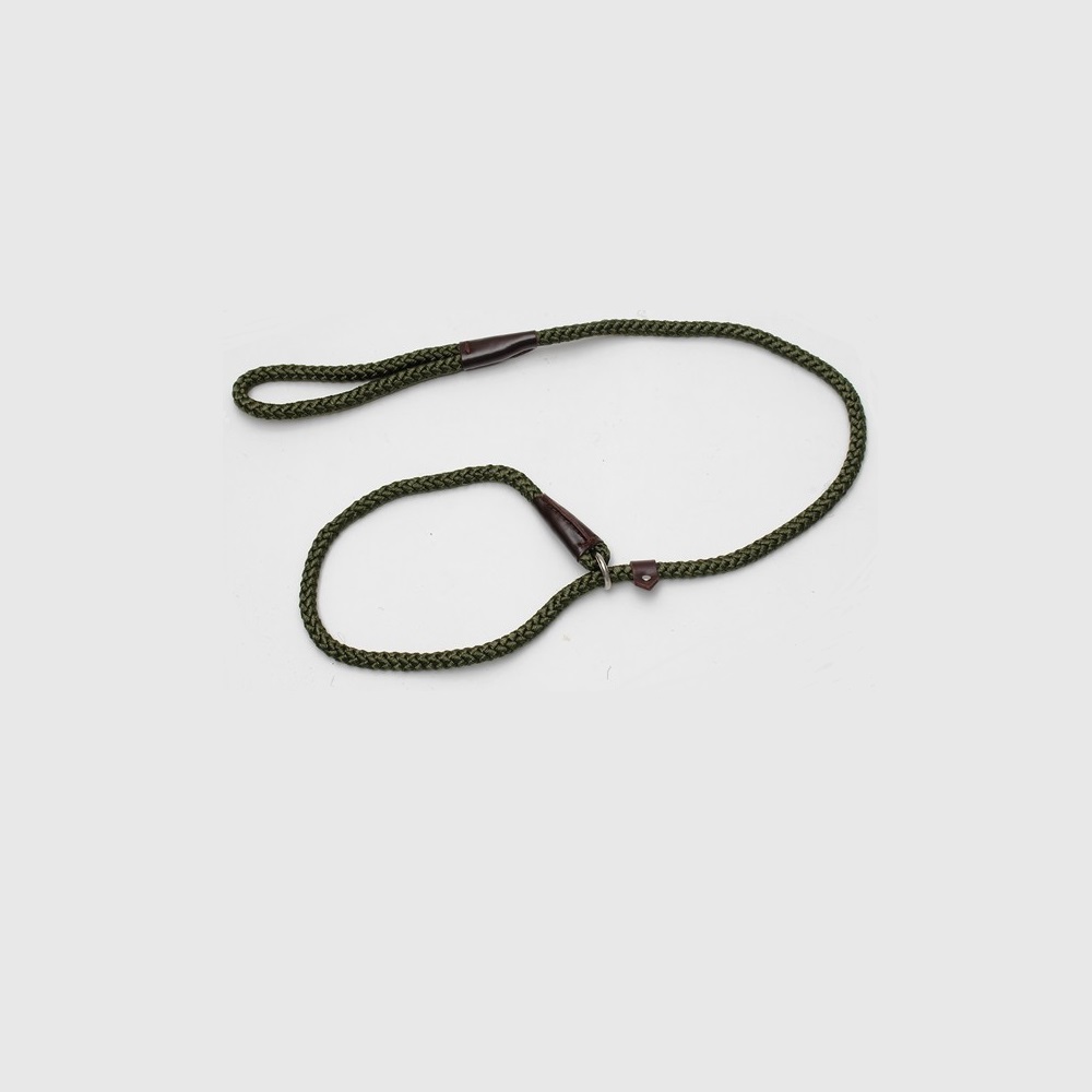 10mm x 122cm Rope Slip Dog Lead Green Rope Dog Lead Farm & Pet Place