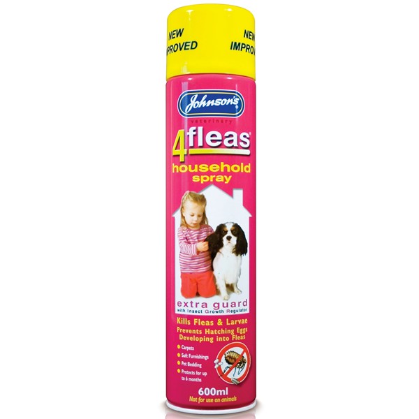 Johnsons 4 Fleas Household Spray 600ml