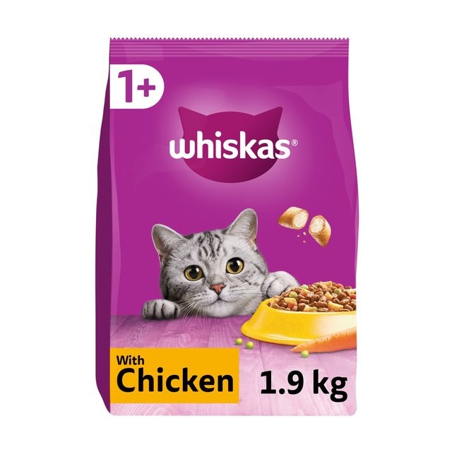 Whiskas Complete Adult 1+ Cat Food Chicken and Vegetables 1.9Kg