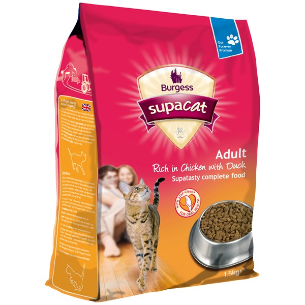 Supa Cat Adult Rich Chicken And Duck 1.5Kg