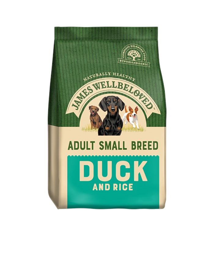 James Wellbeloved Dog Small Adult Duck and Rice 1.5kg