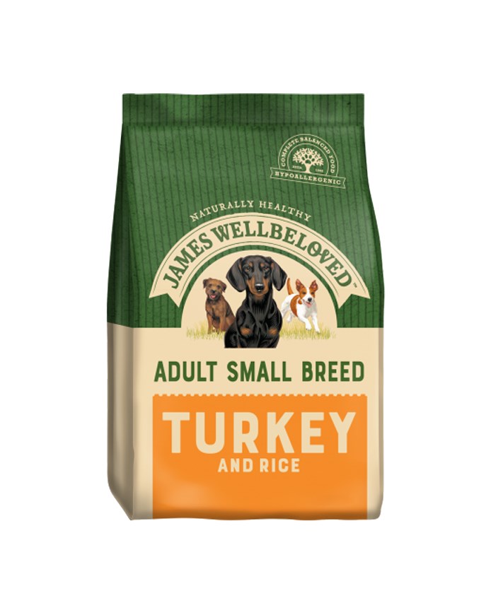 James Wellbeloved Dog Small Adult Turkey and Rice 1.5kg