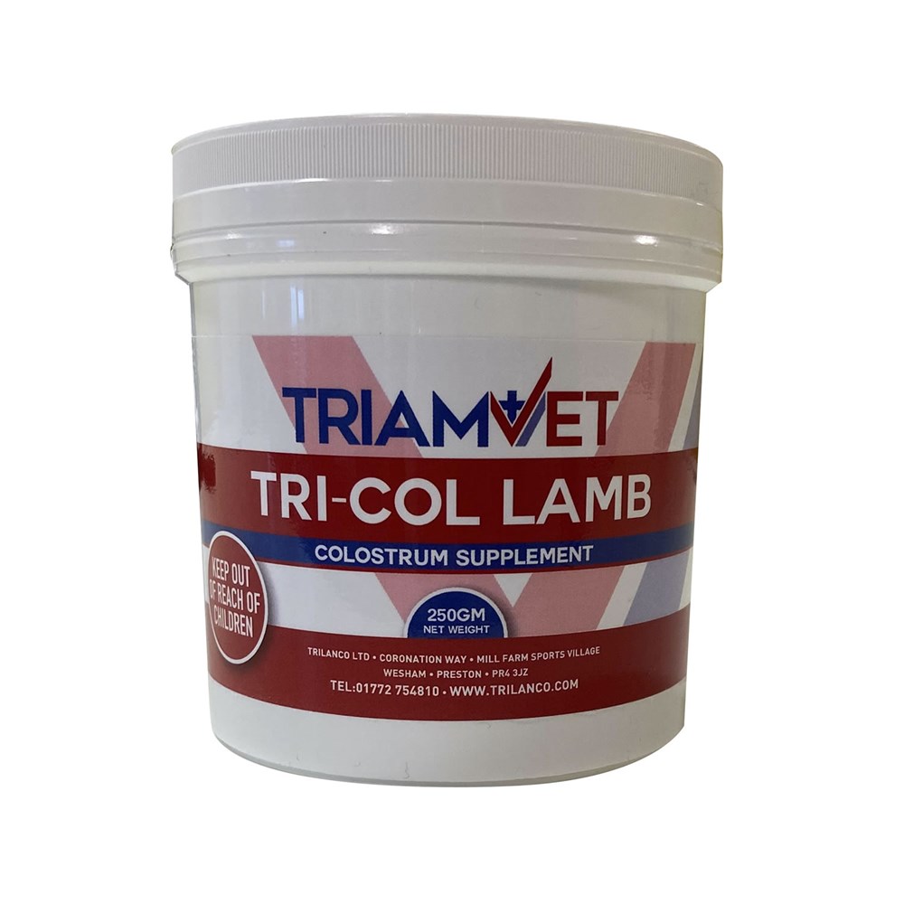 TriamVet Tri-Col Lamb Colostrum - 250 Gm