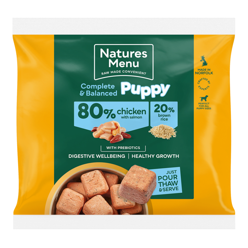 Natures Menu Complete & Balanced 80/20  Puppy Nuggets 1kg