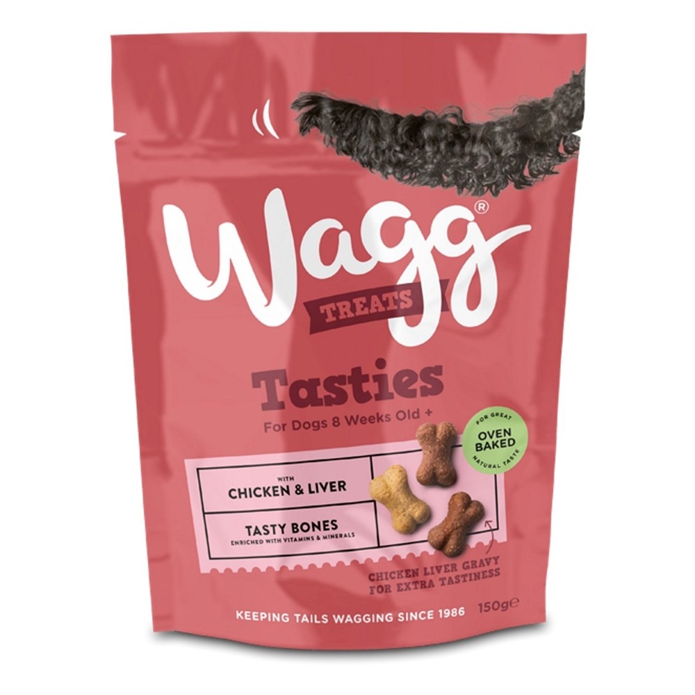 Wagg Tasty Bones with Chicken and Liver 125g