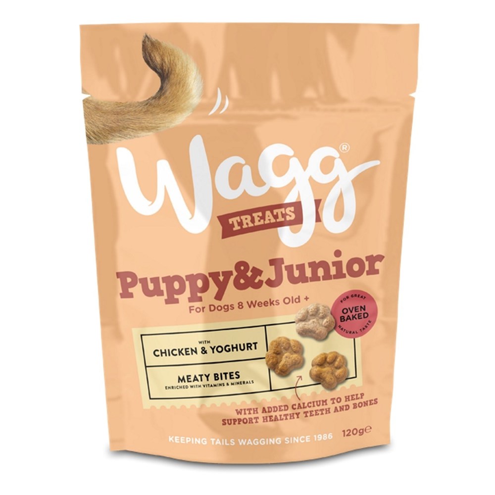 Wagg Puppy and Junior Treats with Chicken and Yoghurt 120g