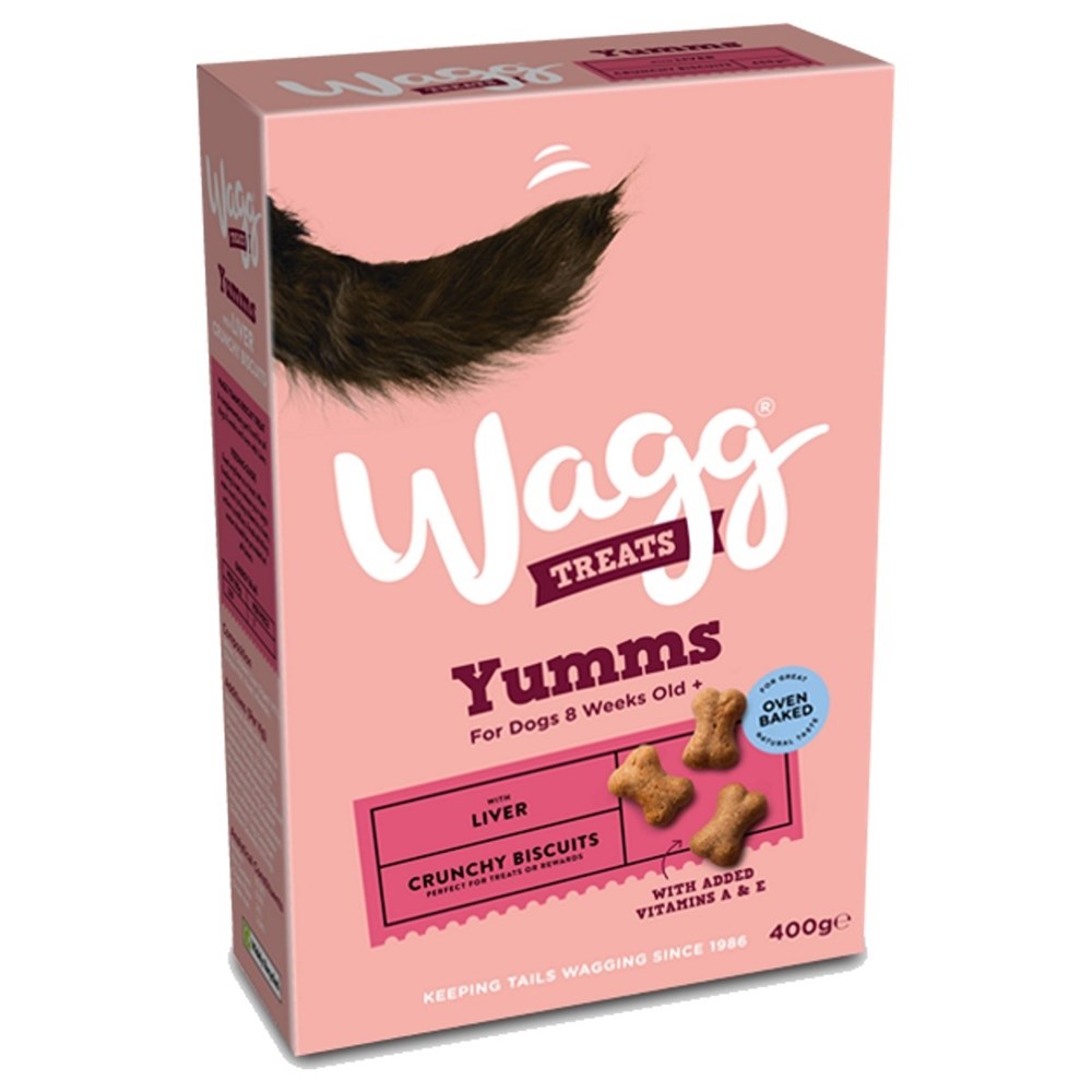 Wagg Yumms Biscuits Treats with Liver 400g
