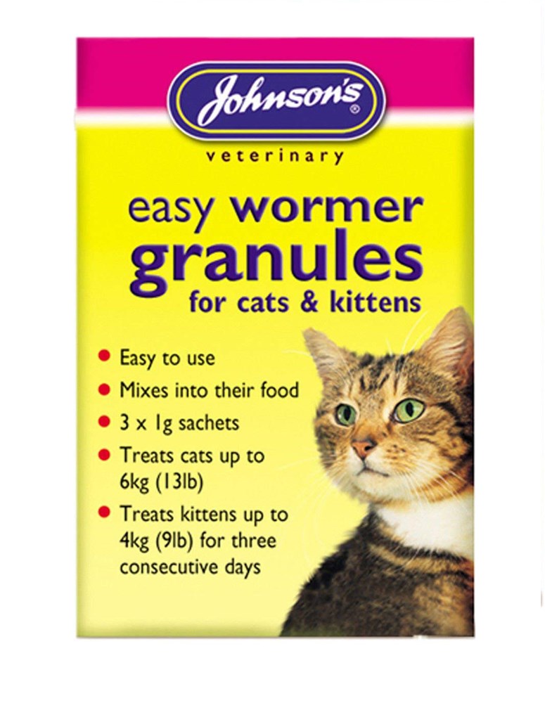 Johnsons Kitten Worming Granules 3 x 1g