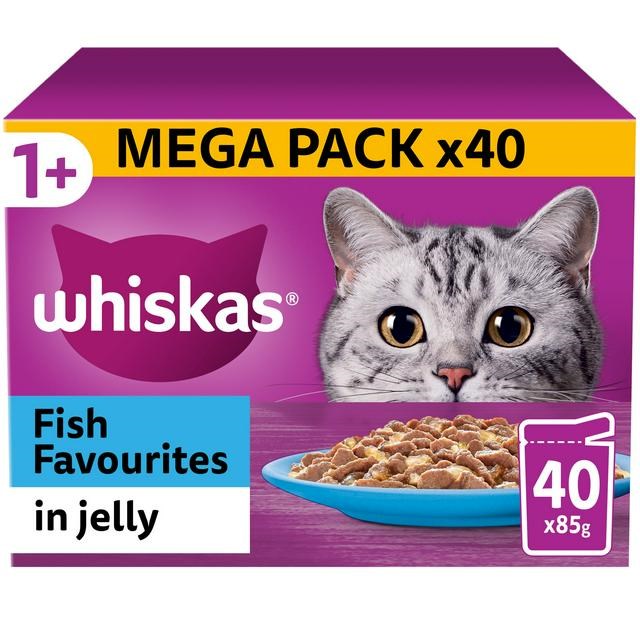 Whiskas Pouch Jelly Fish Choice 40/36 x 100g