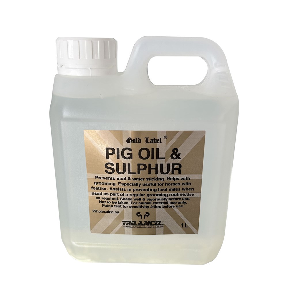 Gold Label Pig Oil and Sulphur 1L