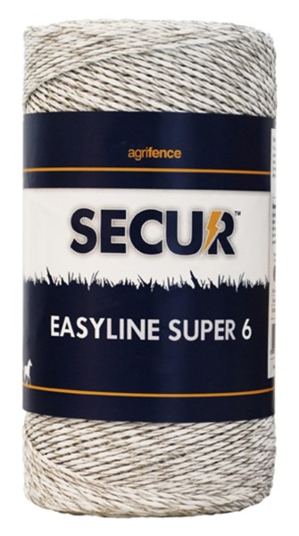 Easyline Super 6 White Polywire x 250m