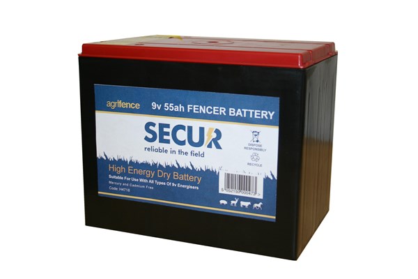 Secur 9V 55AH Dry Battery
