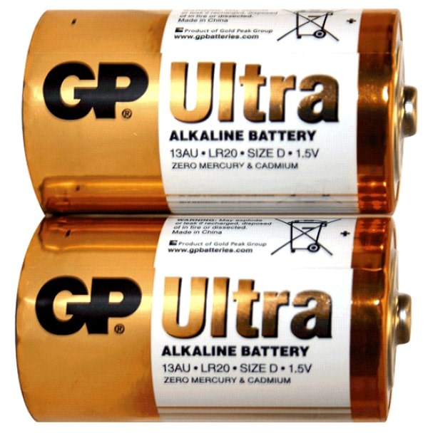 GP Ultra Alkaline Batteries 2 Pack