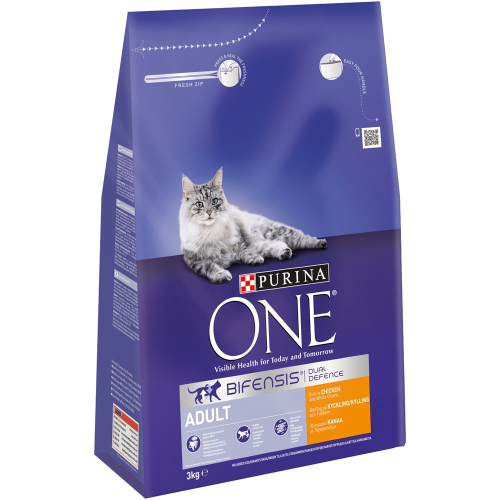 One Adult Cat Chicken and Whole Grains 3kg