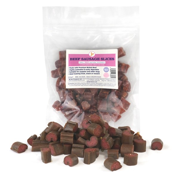 British Sliced Beef Sausages 250g