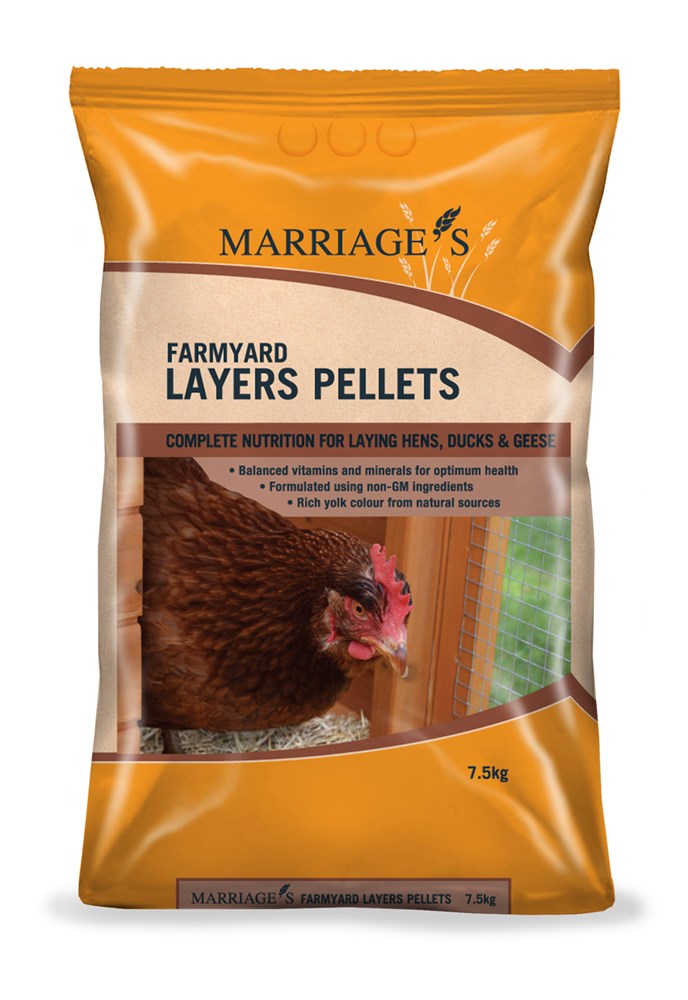 Marriage's Farmyard Layers Pellets 7.5kg