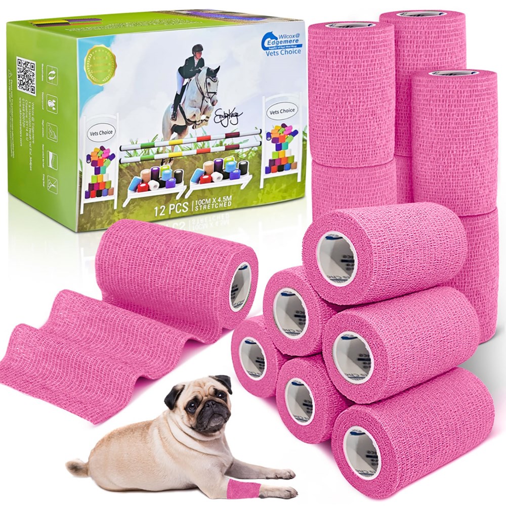 Equimed 10cm Vetwrap Pink