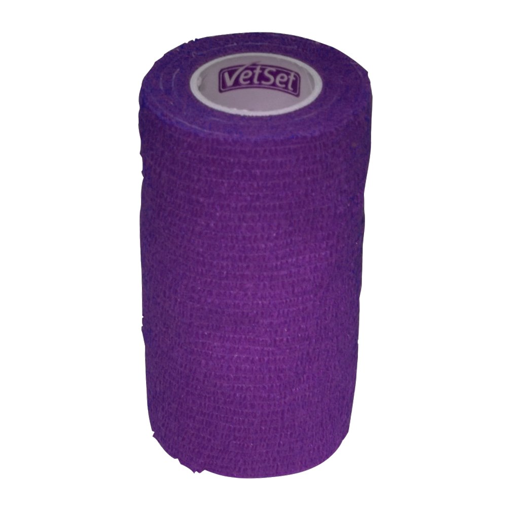 Wraptec Cohesive Bandage 100mm Purple