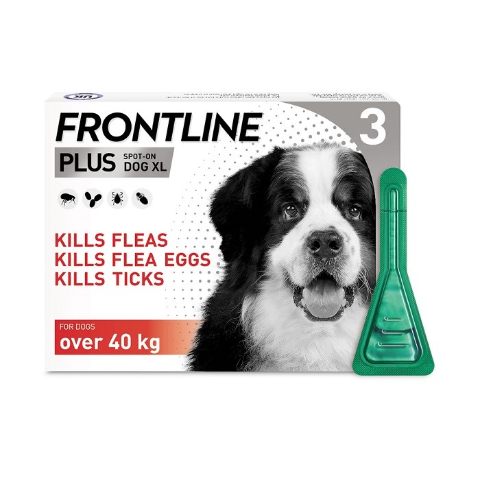 Frontline Plus Spot On X-Large Dogs 3 Pipettes
