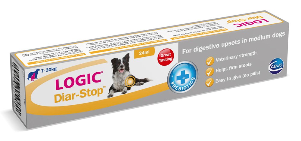 Logic Diar-Stop Paste F/Medium Dog 24ml